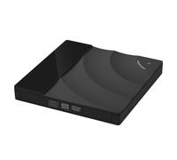 CD Esterno Masterizzatore DVD USB 3.0 Unità Ottica Mobile Riproduzione Computer Notebook Unità Esterna Lettore Disco Sottile Esterno Facile Da Usare(Black)
