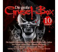 CD Grande Spaventoso Scatola Das Gespenst Di Canterville Uvm 10CDs Poe, Dickens,