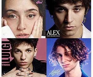 Cd LUIGI - Strangis + ALEX Non Siamo Soli + SISSI Leggera + Albe (Amici 2022) (4 CD MUSICALI)