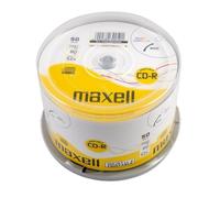 CD Maxell CD-R 52x 700MB 50 pezzi capacità 80 min policarbonato