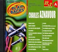 Cd play backs vol 111 Bis charles aznavour #3 avec choeurs + version chantée