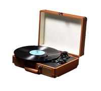 CD Player, Music Box, Bluetooth 5.4 Connettività per divertimento musicale senza sforzo. Ideale per luoghi di casa, ufficio e intrattenimento. Coffee Brown