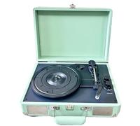 CD Player, Music Box, Stereo Sound: Esperienza il fascino del vinile. Ideale per case, uffici e luoghi di intrattenimento. Matcha Green