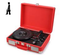 CD Player, Music Box, Stereo Sound: Esperienza il fascino del vinile. Ideale per case, uffici e luoghi di intrattenimento. China Red