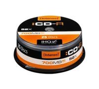 CD 8025 INT - CD-R Intenso, 700 MB/80 min, scatola da 25