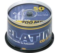 CD-R 80 vergine 700 MB Platinum 100128 50 pz. Torre