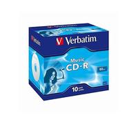 CD-R Verbatim Music CD-R 700 MB Black (10 Units)