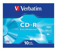 CD-R Verbatim - P10 - 80min - Scatola sottile - 700 Mo - 52x