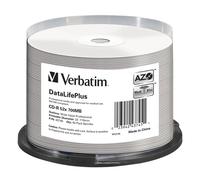 CD-R Verbatim - Spindle - 700 MB - 52x - Data Life Plus AZO - Printable - 43745