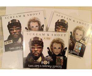 CD Single "Will.i.am & Britney Spears-Scream & Shout"2013 -Nuovo, Mint