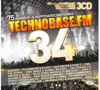CD TechnoBase.FM Vol. 34 Di Various Artists 3CDs Digipack