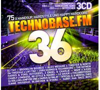 CD Technobase.fm Vol. 36 di Vari Artisti 3CDs Handsup, Hardstyle And Hardcor