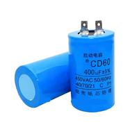 CD60 B20 robot da cucina crema di latte fresco frullino for le uova condensatore di avviamento 450V 450VAC 200UF 250UF 300UF 400UF 70 * 42MM(400UF inserts)