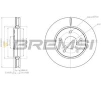 CD7807V Coppia 2 dischi freno BREMSI CHRYSLER GRAND VOYAGER V (RT) 2.8 CRD MPV