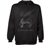 <![CDATA[AC/DC About to Rock Black M Felpa con cappuccio]]>