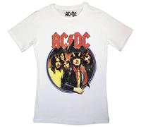 <![CDATA[AC/DC Highway To Hell Circle White L Donna Maglietta]]>