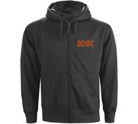 <![CDATA[AC/DC Logo (Back Print) Charcoal Grey M Felpa con cappuccio]]>