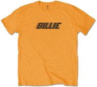 <![CDATA[Billie Eilish Racer Logo & Blohsh Orange M Maglietta]]>