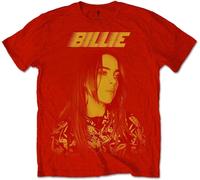 <![CDATA[Billie Eilish Racer Logo Jumbo Red L Maglietta]]>
