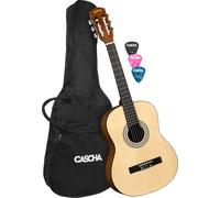 Student Series - Chitarra da concerto 3/4, con custodia e 3 plettri