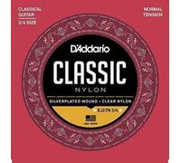 D'Addario EJ27N 3/4 Normal Tension Corde x Chitarra Classica in Nylon x Studenti