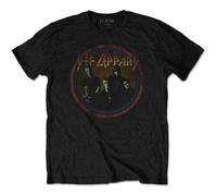 <![CDATA[Def Leppard Vintage Circle Black XL Maglietta]]>