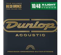 Dunlop DAB1048 Extra Light 010/048 Muta Corde per Chitarra Acustica 80/20 Bronze