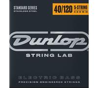 Jim Dunlop DBS40120 Corde per basso in acciaio INOX, luce, .040 - .120, Chiaro, a 5 corde