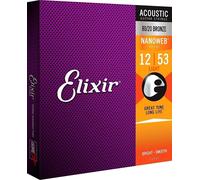 Elixir 11052 Nanoweb 12-53 Corde Chitarra Acustica