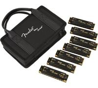 <![CDATA[Fender Blues Deville Harmonica Pack of 7 with Case Armonica a Bocca Diatonica]]>