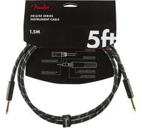<![CDATA[Fender Deluxe Series Black 150 cm Dritto - Dritto Cavo per strumento]]>
