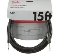 Fender Professional Series Cavo Strumento Chitarra, 4.5m, Dritto/Dritto, Nero