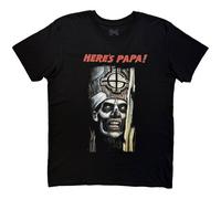 <![CDATA[Ghost Here's Papa (Back Print) Black L Maglietta]]>