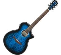 <![CDATA[Ibanez AEWC16QA-TLH Transparent Blue Sunburst Chitarra Semiacustica Jumbo]]>