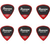 Ibanez Plettri PPA16MSG-RD in plastica, confezione da 6