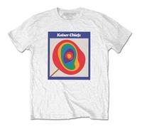 Kaiser Chiefs - Kaiser Chiefs T Shirt Lollipop Band Logo Nuovo Ufficiale Uomo Bianca Size XL