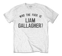 Liam Gallagher - T-Shirt # Xl Unisex White # Who The Fuck