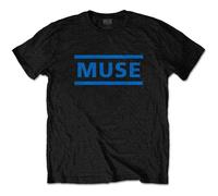 <![CDATA[Muse Dark Blue Logo Black L Maglietta]]>