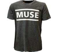 <![CDATA[Muse Logo (Wash Collection) Black XL Maglietta]]>