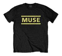 <![CDATA[Muse Yellow Logo Black M Maglietta]]>