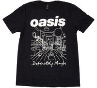 Oasis Maglietta Definitely Maybe Line Drawing – Prodotto ufficiale Rock Off – XL