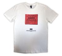 <![CDATA[Oasis Definitely Maybe Ticket Stub White L Maglietta]]>