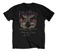 Pink Floyd Owl - WDYWFM? Black L Maglietta