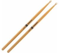 ProMark Bacchette Batteria - Rebound 5B Drum Sticks - ActiveGrip - Diventa più aderente con il sudore delle mani - Finitura Active Grip, Punta di ghianda, Legno di hickory - 1 Coppia