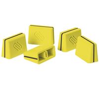 Reloop Fader Cap Set yellow - 5 Fader Caps, rivestimento in gomma per una stretta presa, Compatibile con la maggior parte dei mixer e controller per DJ, giallo