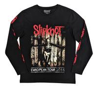 <![CDATA[Slipknot Skeleton Flag (Back & Sleeve Print) Black L Maglietta]]>