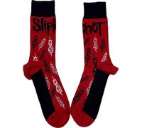 Slipknot Calzini Tribal S Band Logo Nuovo Ufficiale Uomo Rosso (Uk Size 7.5 - Size One Size