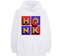 Rock Off Trade Felpa con cappuccio The Rolling Stones Honk Album autorizzato Unisex L Bianco