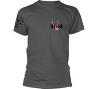 TOOL - SPECTRE BURST SKELETON GREY T-Shirt, Front & Back Print Small