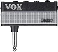 VOX - AMPLUG 3 US SILVER Mini Amplificatore Portatile Chitarra Elettrica,Suono Ispirato a Twin/Bandmaster,Effetti Tremolo/Chorus/Delay/Reverb, 2 Canali, Controlli Gain/Tone/Volume,Uscita Cuffie+Aux In